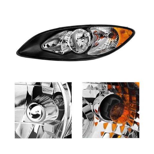 International Prostar Black Headlight Assembly