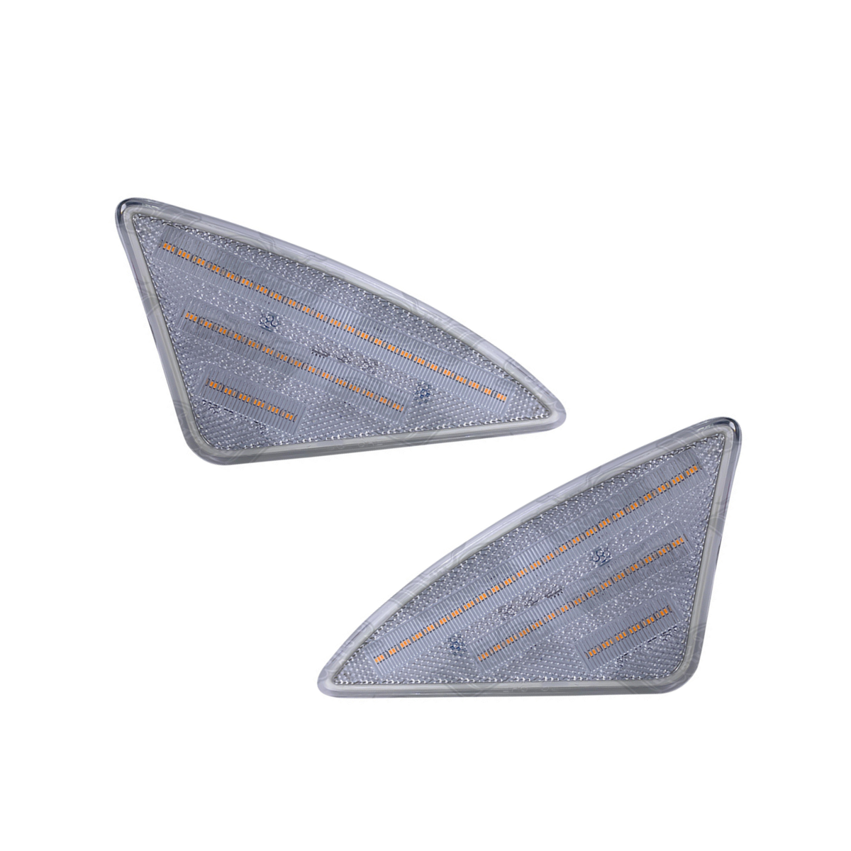 Led Side Marker Lights Clear Lens Compatible with 2008-2021 Kenworth T660 T170 T270 T370