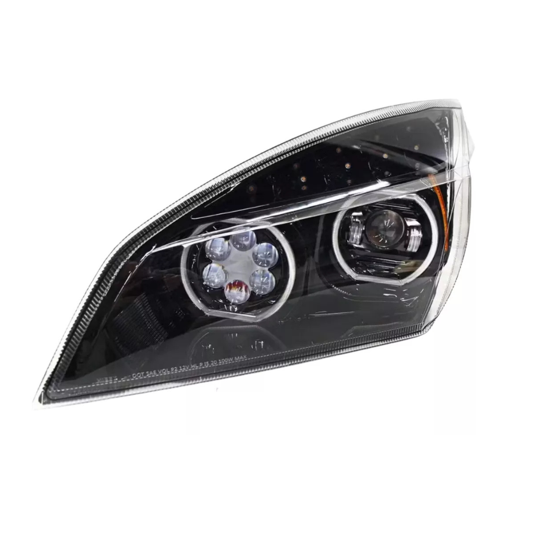 Freightliner Cascadia 2018+ LED Black Headlight Projector