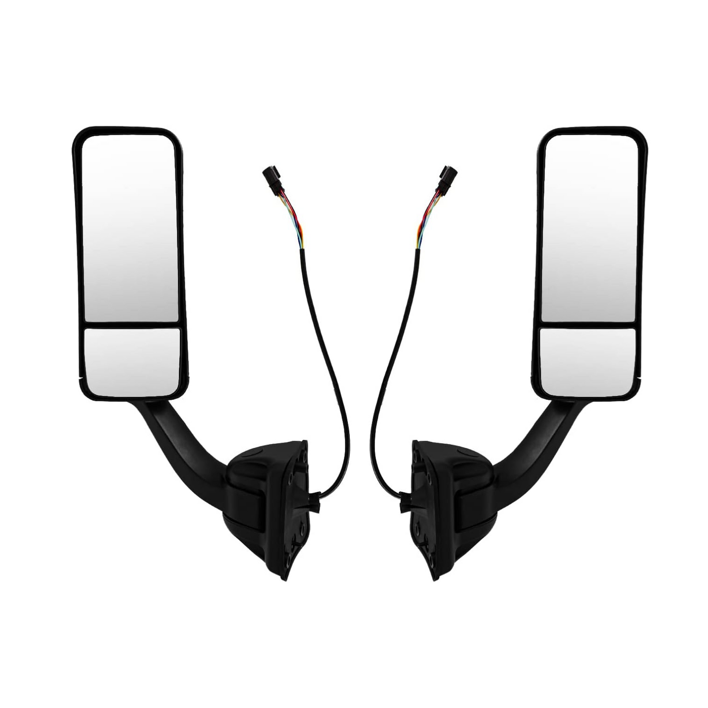 Premium Freightliner Cascadia Black Heated Mirror