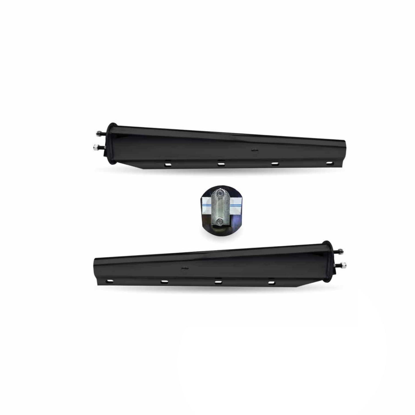 30″ Mud Flap Hangers – 2 1/2″ Bolt Spacing | Painted Steel