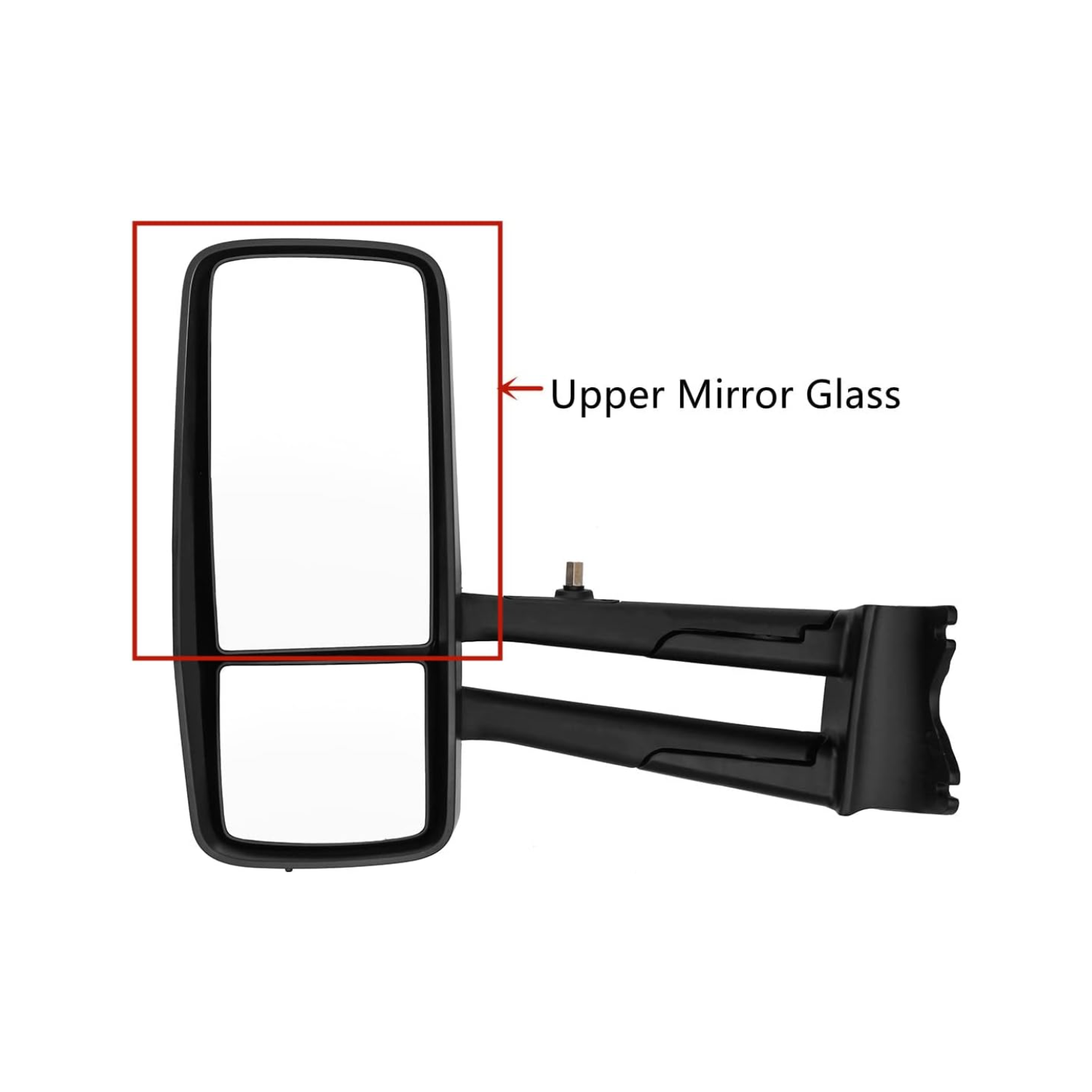 For Kenworth T680 T880 Door Mirror Black Power Heated w/Arm Passenger Side RH For Kenworth T680 T880 Door Mirror Black Power Heated w/Arm Passenger Side RH