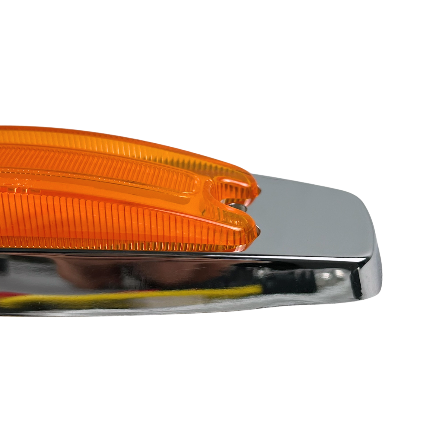 AMBER LENS LIGHT WITH BEZEL AND STROBE