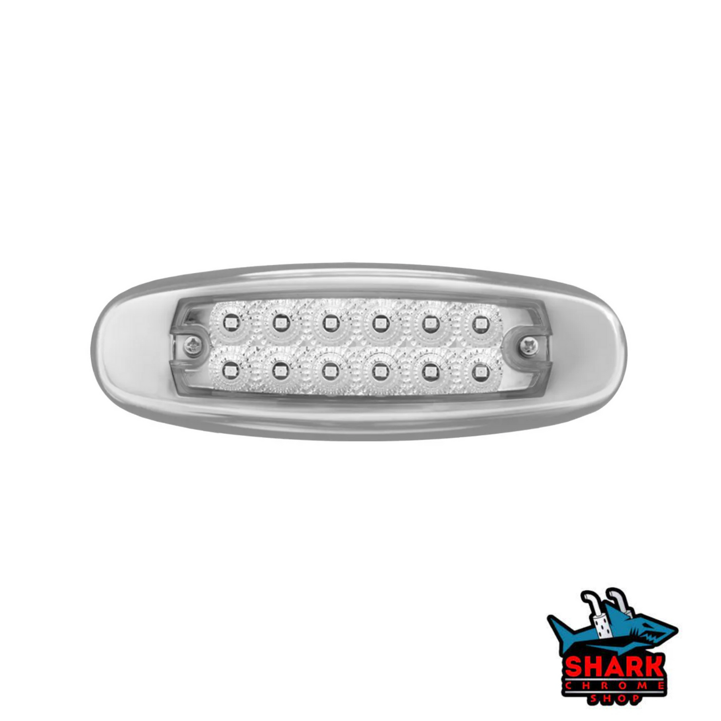 ULTRA THIN SPYDER AMBER/CLEAR 12 LED DUAL FUNCTION LIGHT