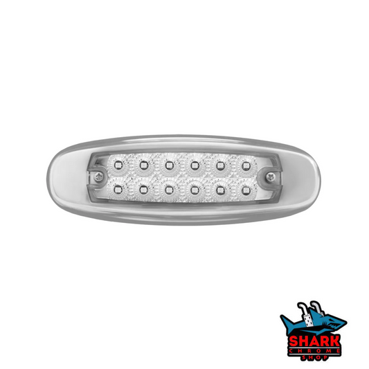 ULTRA THIN SPYDER AMBER/CLEAR 12 LED DUAL FUNCTION LIGHT