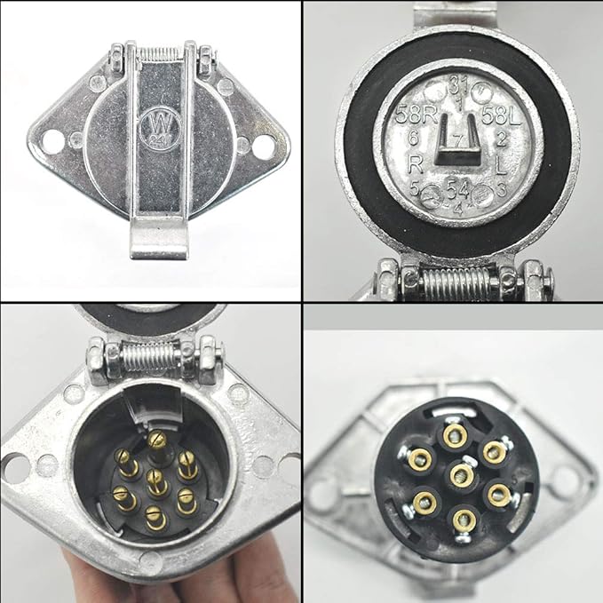 7 Way Trailer Socket (1 PIECE)