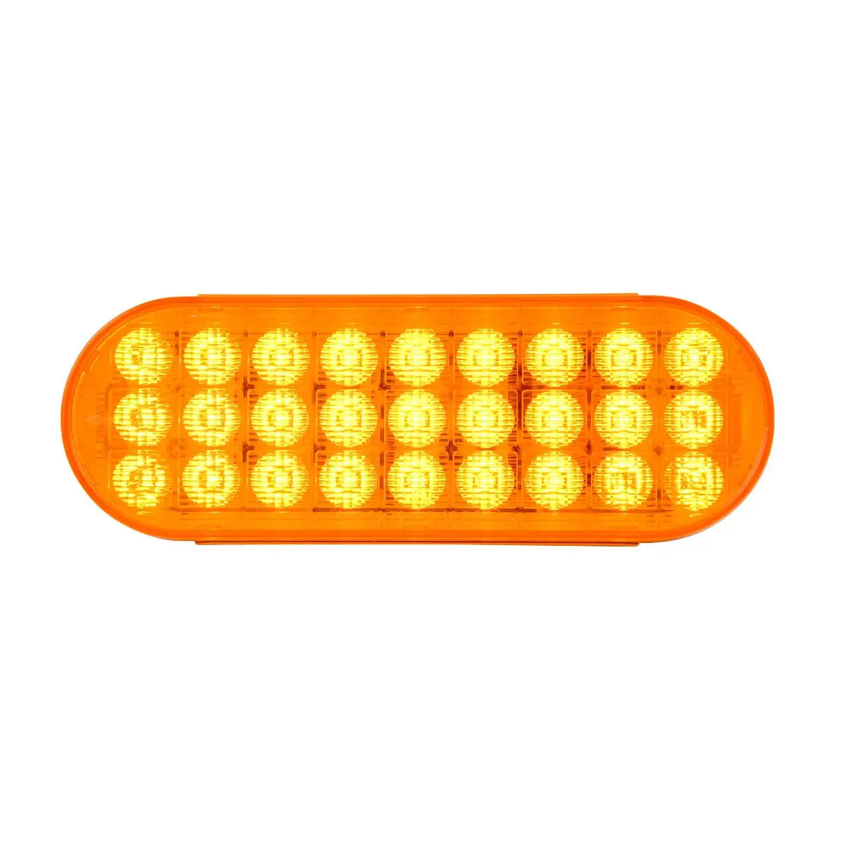 27 LED Oval Smart Dynamic Sequential Sealed Light Light (Amber/Amber)