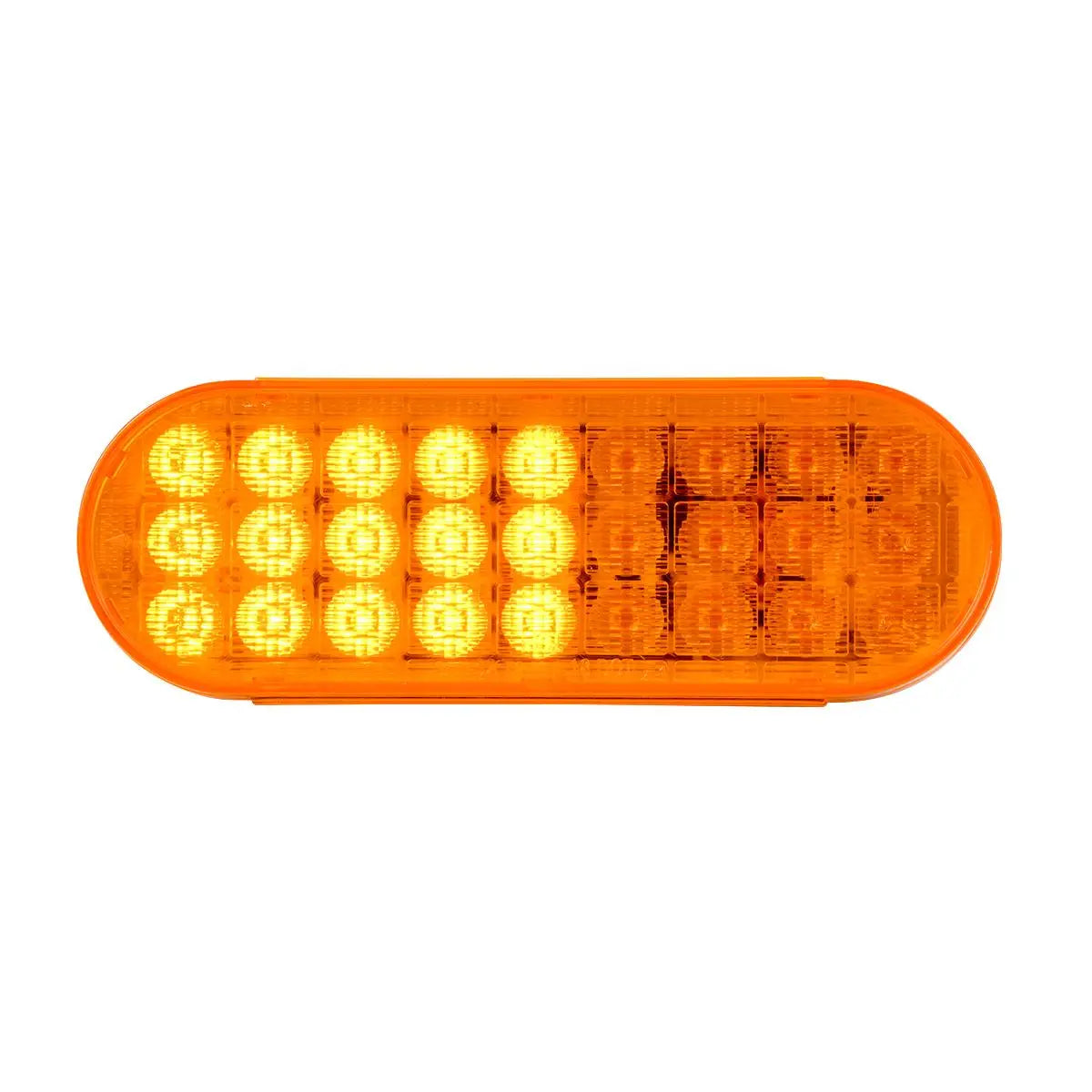 27 LED Oval Smart Dynamic Sequential Sealed Light Light (Amber/Amber)