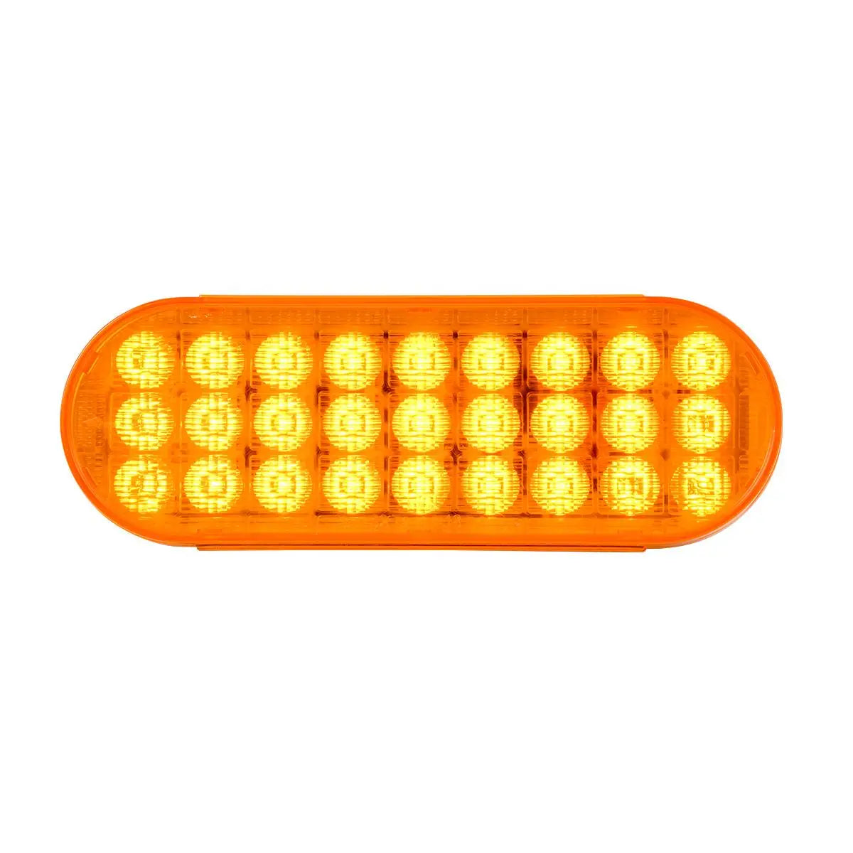 27 LED Oval Smart Dynamic Sequential Sealed Light Light (Amber/Amber)