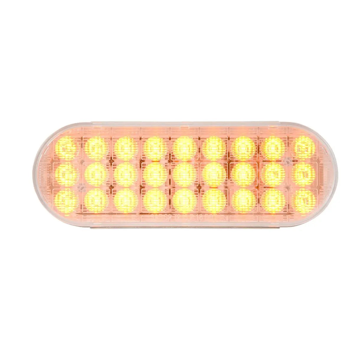 27 LED Oval Smart Dynamic Sequential Sealed Light Light (Amber/Amber)