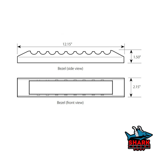 12" Spyder Light Bar Bezel
