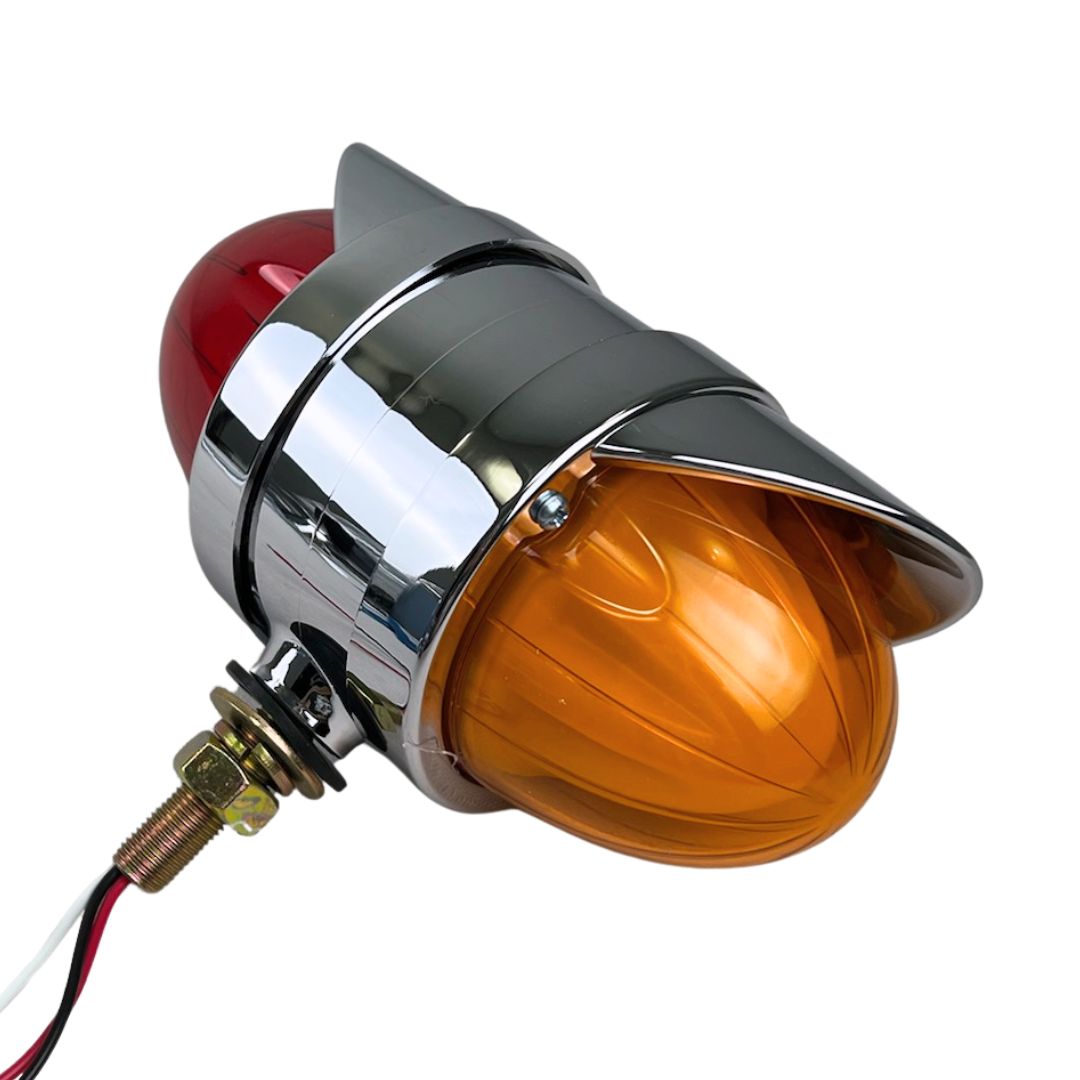 Double Face GLO LED Pedestal Light With Chrome Visor