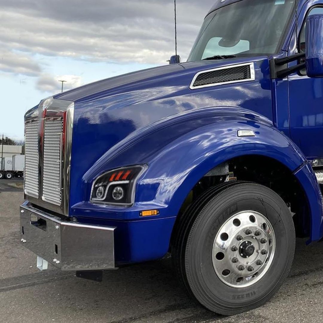 Kenworth T880 LED Proyector Black Headlight