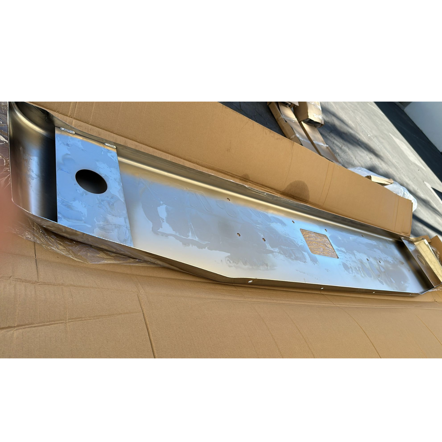 PETERBILT 379/368 TAPER BUMPER CHROME 16"