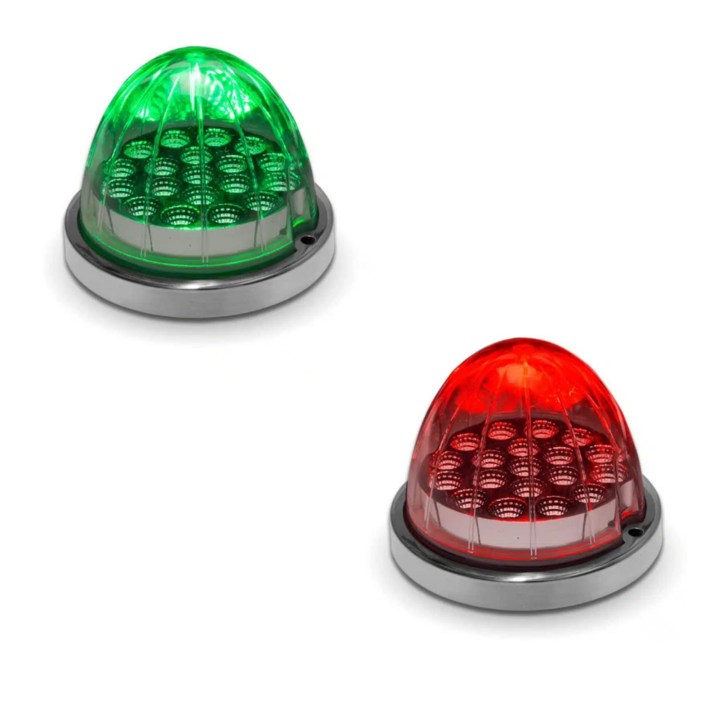 Clear Lens Watermelon,LED Red +Green /Normal