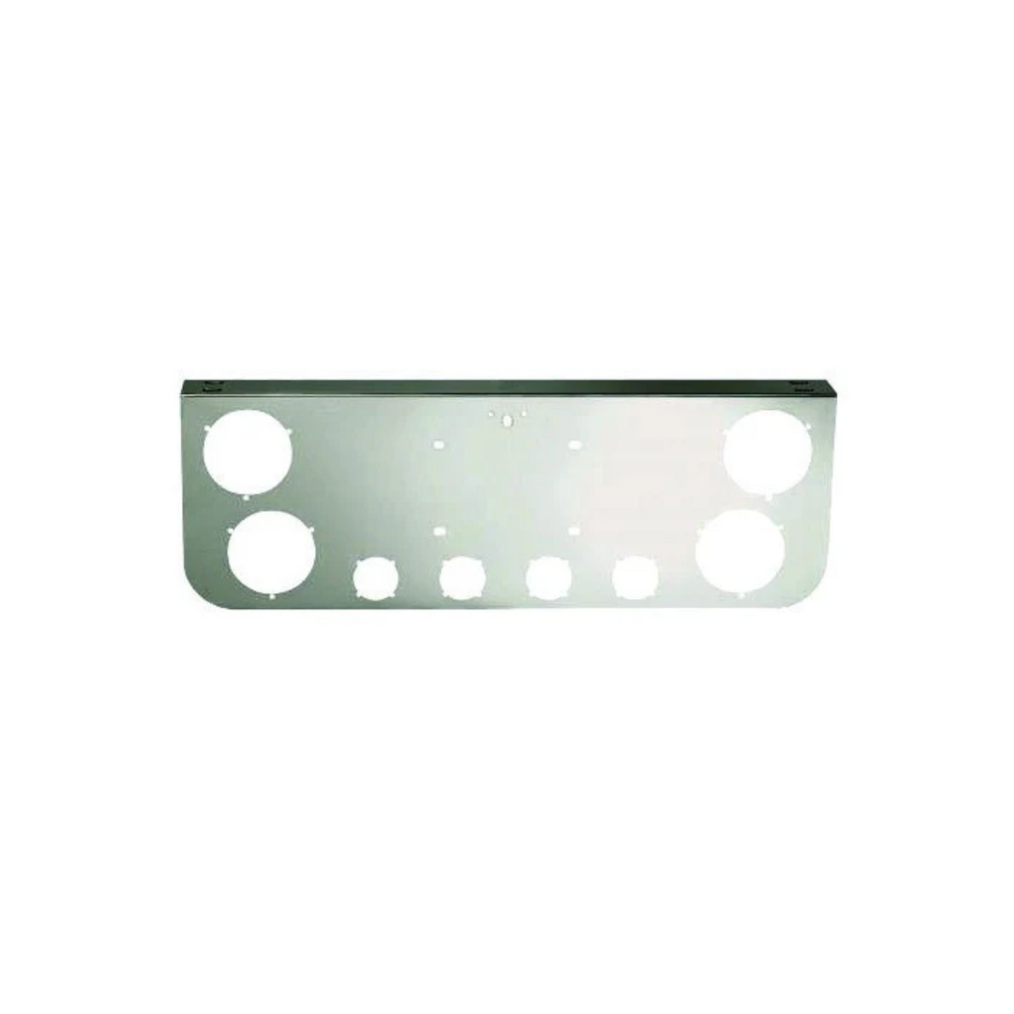 Stainless Steel Rear Center Panel With Light Holes