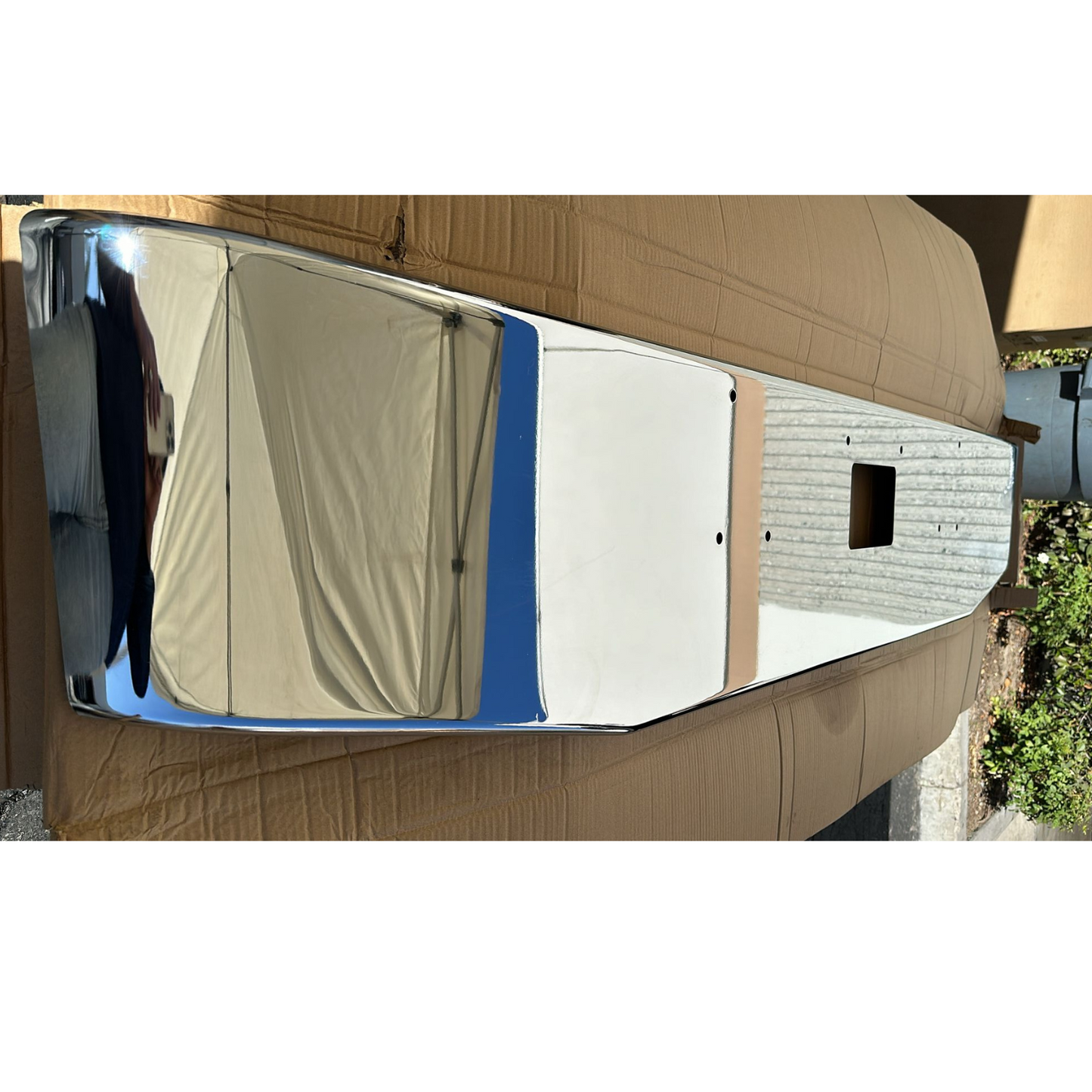 PETERBILT 379/368 TAPER BUMPER CHROME 16"