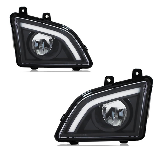 VOLVO VNL LED FOGLIGHT BLACK BUNDLE SOLD AS PAIR LEFT+RIGHT