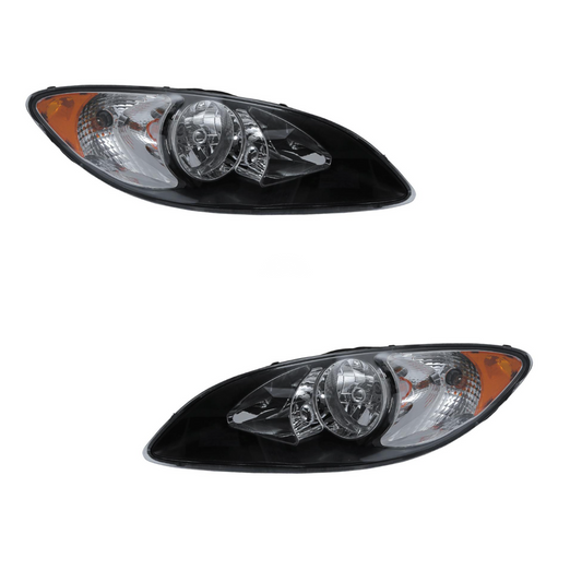 International Prostar Black Headlight Assembly