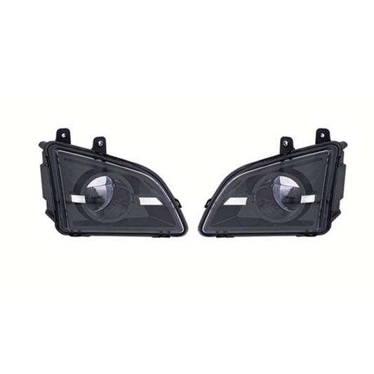 VOLVO VNL FOGLIGHT NORMAL BlACK FITS: 2018+ SOLD AS PAIR LEFT AND RIGHT