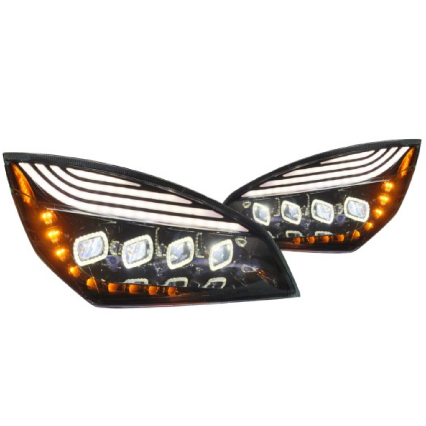 Freightliner Cascadia LED Headlight Black 2018+