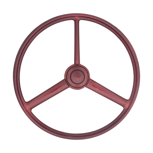 20" Retro Red Sparkles- 3-Spoke Steering Wheel - 5 Bolt Pattern *FINAL SALE ITEM*