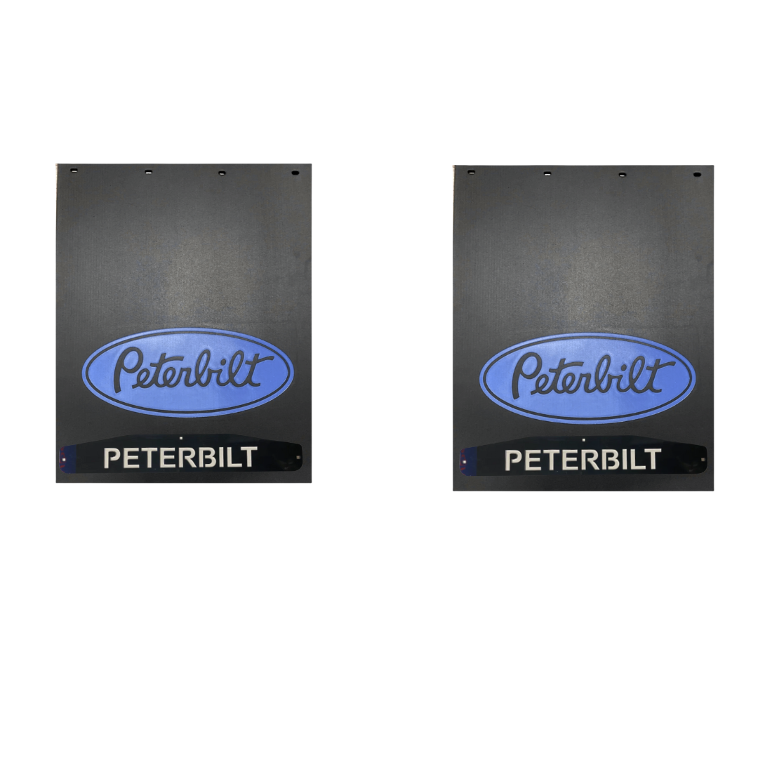 PETERBILT SET OF MUD FLAPS 24"x34" WITH SET OF MUDFLAP WEIGHTS