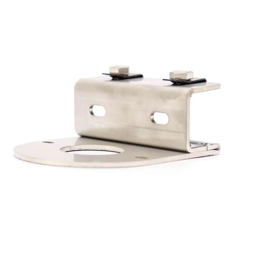 4 "Wide universal frame mount with 1 watermelon light hole mounting hardware included/straight out stainless steel