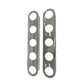 Front Peterbilt-T-Radious Style bracket for 15" air cleaner bracket w/(5) wm light holes (pr)
