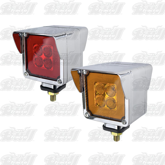 Pedestal Light Amber/ Red Normal+Strobe