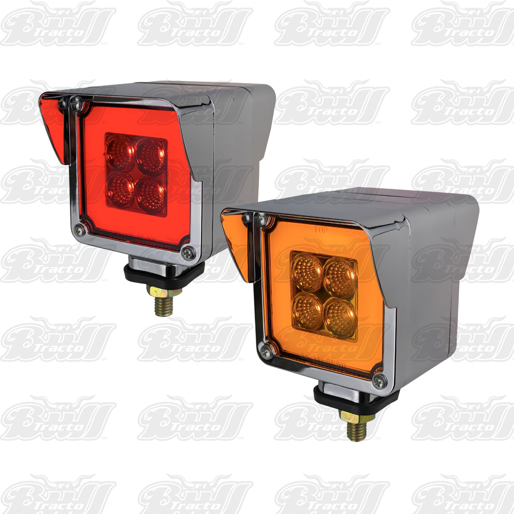 Pedestal Light Amber/ Red Normal+Strobe