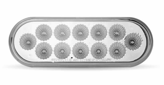 Oval Dual Revolution Amber/ Green LED