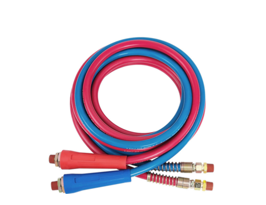 15/12 FT Air Brake Line Hose Assemblies Flexible Grips blue and red color