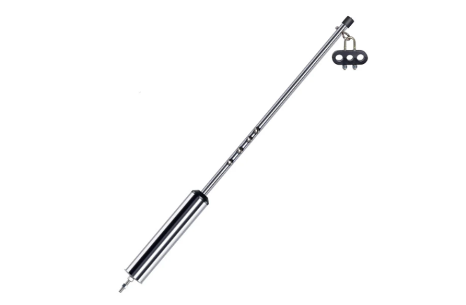 Velvac 581103 Chrome Steel Pogo Stick | 40 Inch ENC Spring Support For Air & Electrical Lines | Heavy Duty Construction