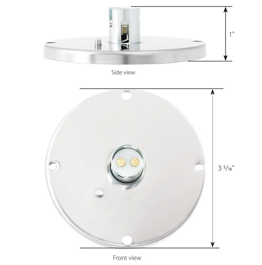 Upgraded Watermelon light base bulb holder.