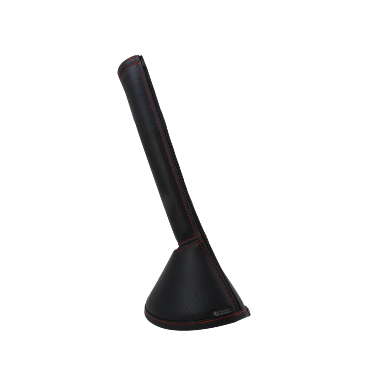 17" BLACK GEAR SHIFT BOOT COVER W/ BLACK STITCHING