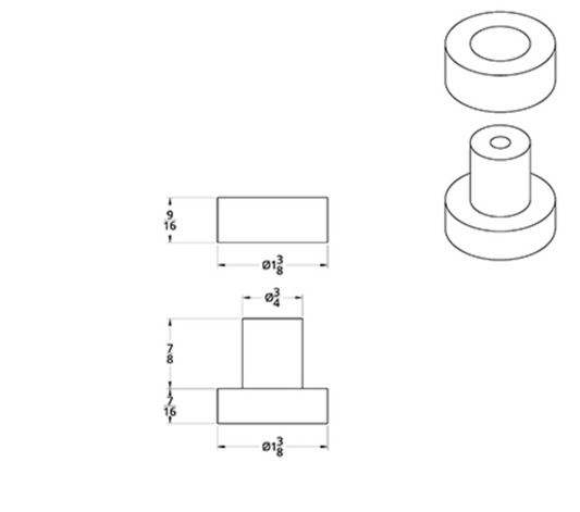 Kit Exhaust Mount Grommets
