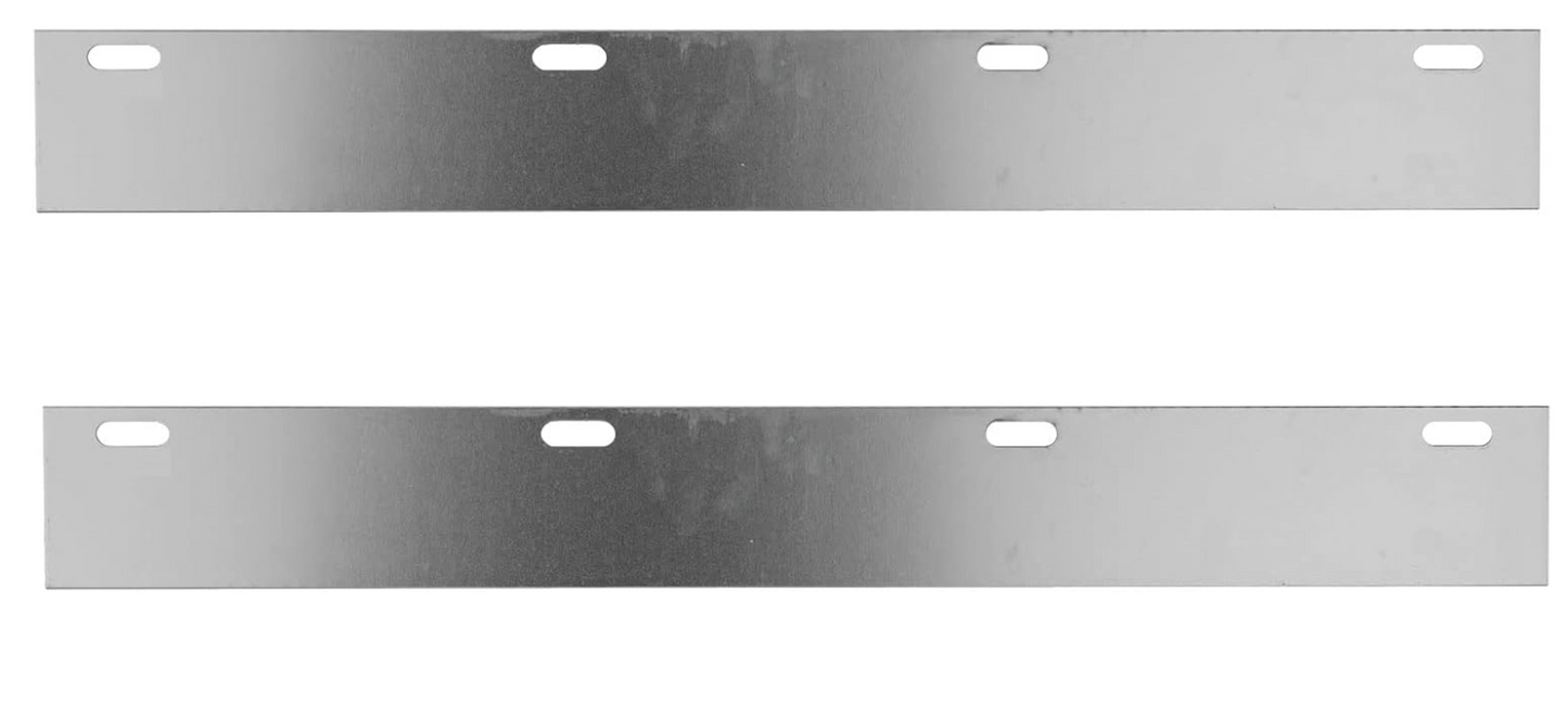 Aluminum Mud Flap Reflective Strip Kit with DOT-2 Certified Reflective Strips 24"x 3"