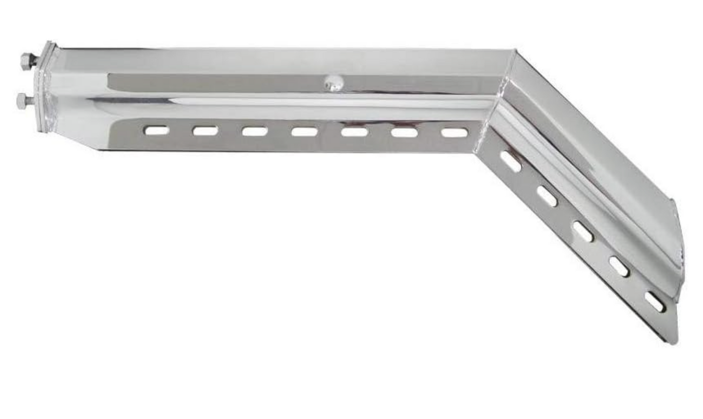 ANGLED MUD FLAP HANGER CHROME 30" HEAVY DUTY SPRING LOADED 45°