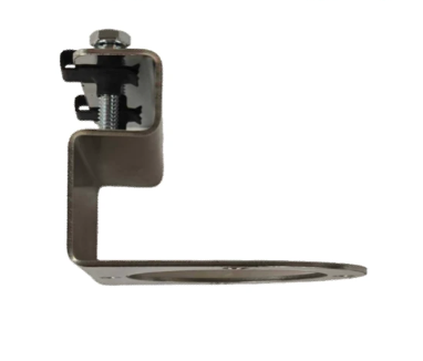 Stainless Universal Frame Bracket - 90°Angled Down with 1 WM Light Hole. Suitable for 1156/1157/3157 Kits