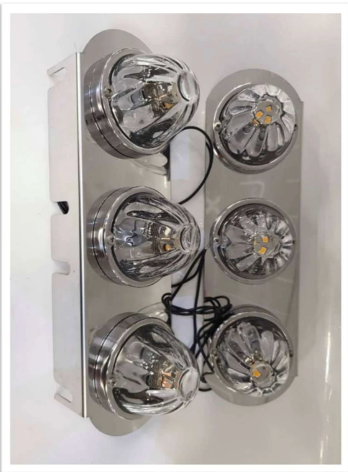 KW 15 Inch SS Front Air Cleaner Panels W/ Radius Ends