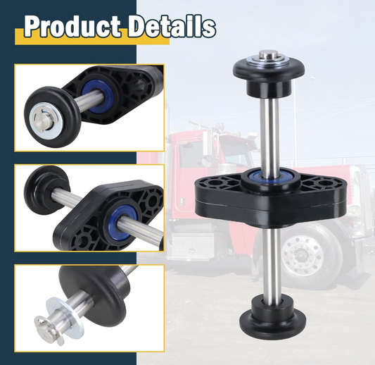 Exhaust Mount Bushing Pin Kit Fit for Kenworth 348 379 388 389 & Peterbilt T600 680 800 W900, Replaces # M13-6001 M13-1009