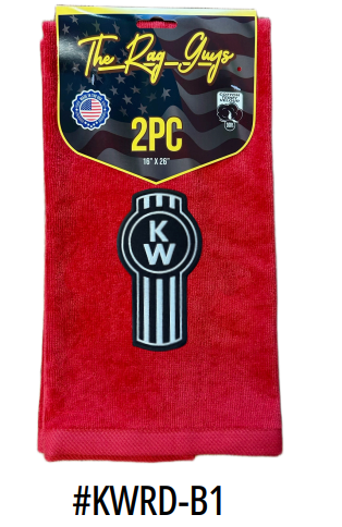 Kenworth Rags Multiple Colors Available
