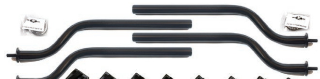 Stainless Mounting Poles - Bent Poles