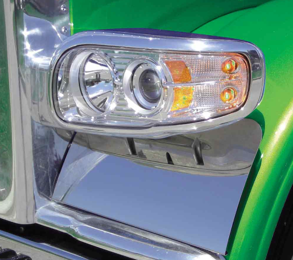 PB. 389 Single Headlight Fender Guards (2018+) – Blank