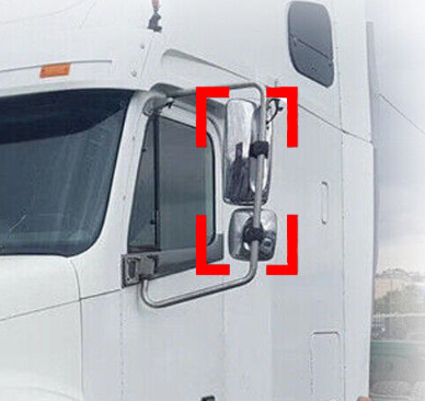 Premium Freightliner M2 Heated Chrome Mirror