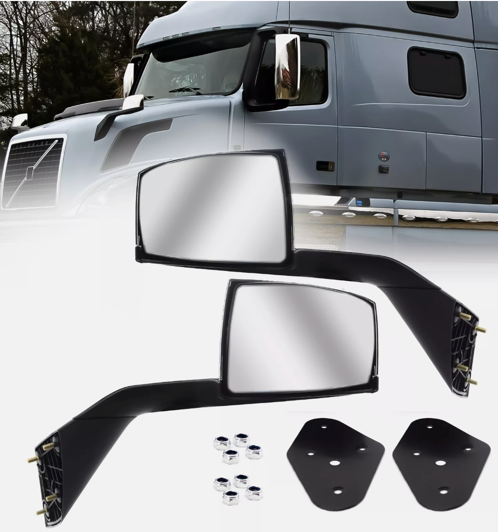 Volvo VNL Chrome Hood Mirror FREE SHIPPING!