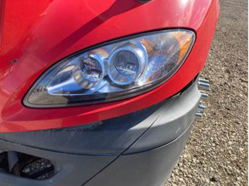 International Prostar Black Headlight Assembly