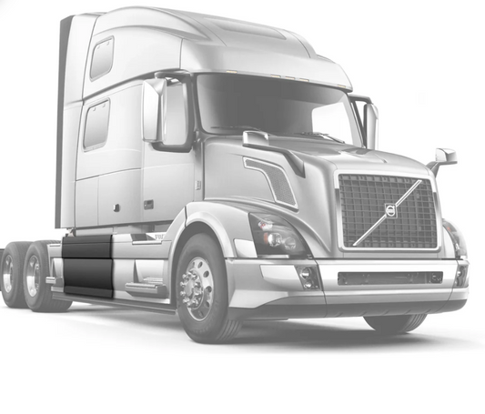 Volvo VNL 3 Generation Middle Tank Fairing Side Skirt Fairing Panel 53 x 29"