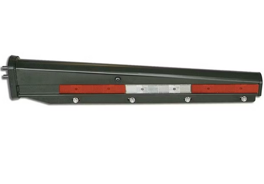 MUD FLAP HANGER W/ REFLECTIVE-TAPE BLACK 30" HEAVY DUTY SPRING-LOADED